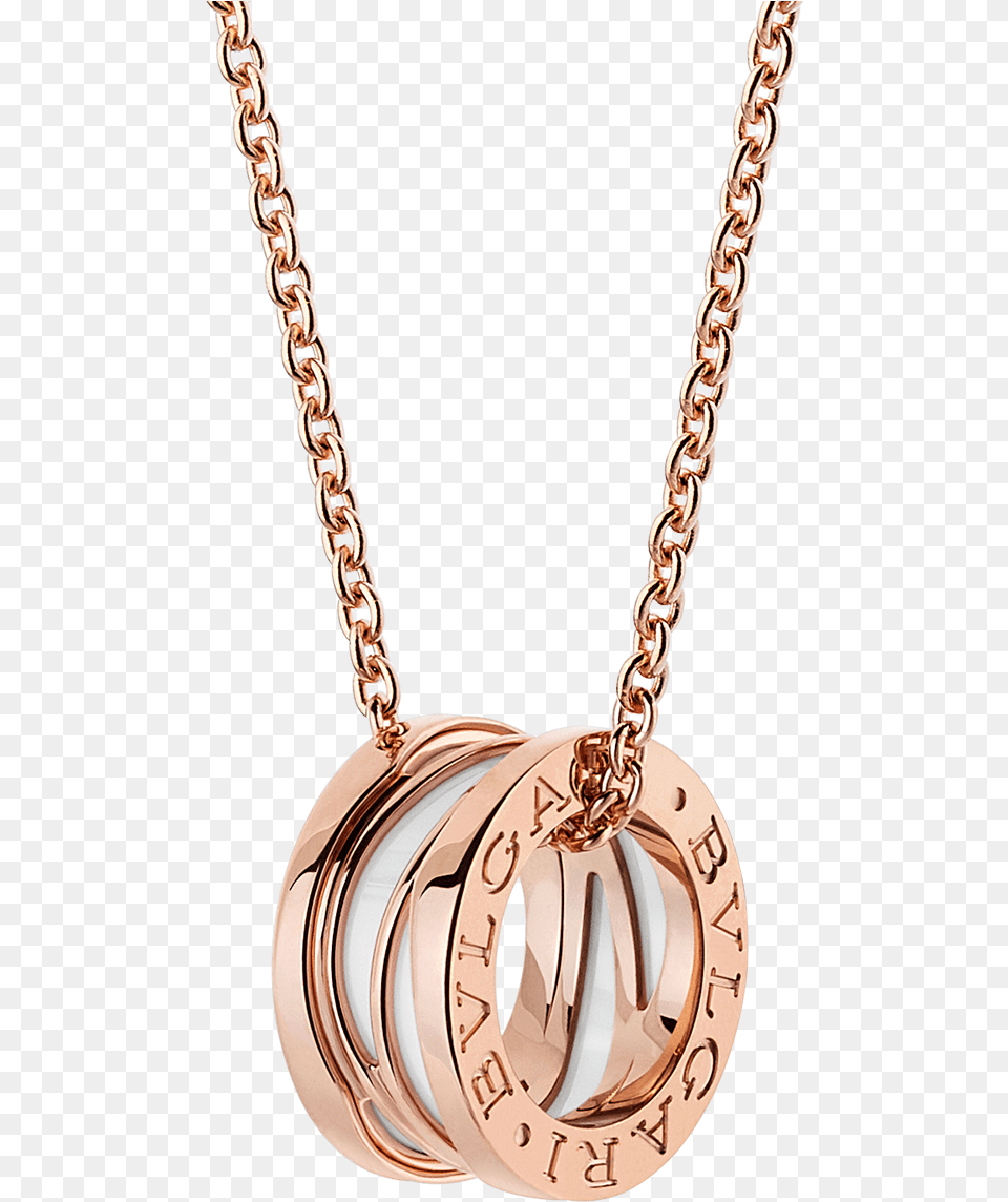 B Rose Gold Bvlgari Necklace, Accessories, Jewelry, Diamond, Gemstone Png