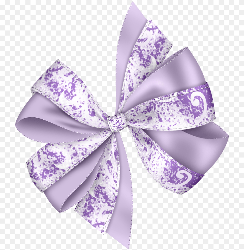 B Scrap Angel Ribbon Clipart Cute Bows Lace Bow, Accessories, Formal Wear, Purple, Tie Png Image