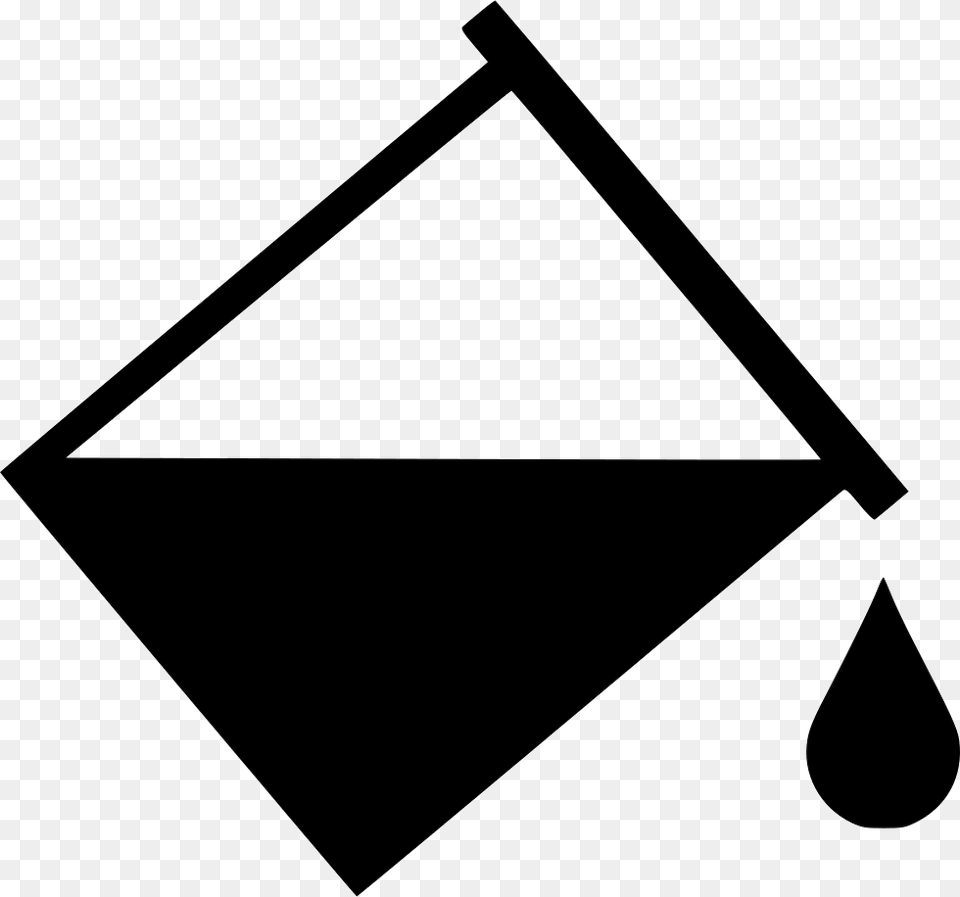 B Spill Drop Spill Icon, People, Person, Triangle, Stencil Png Image