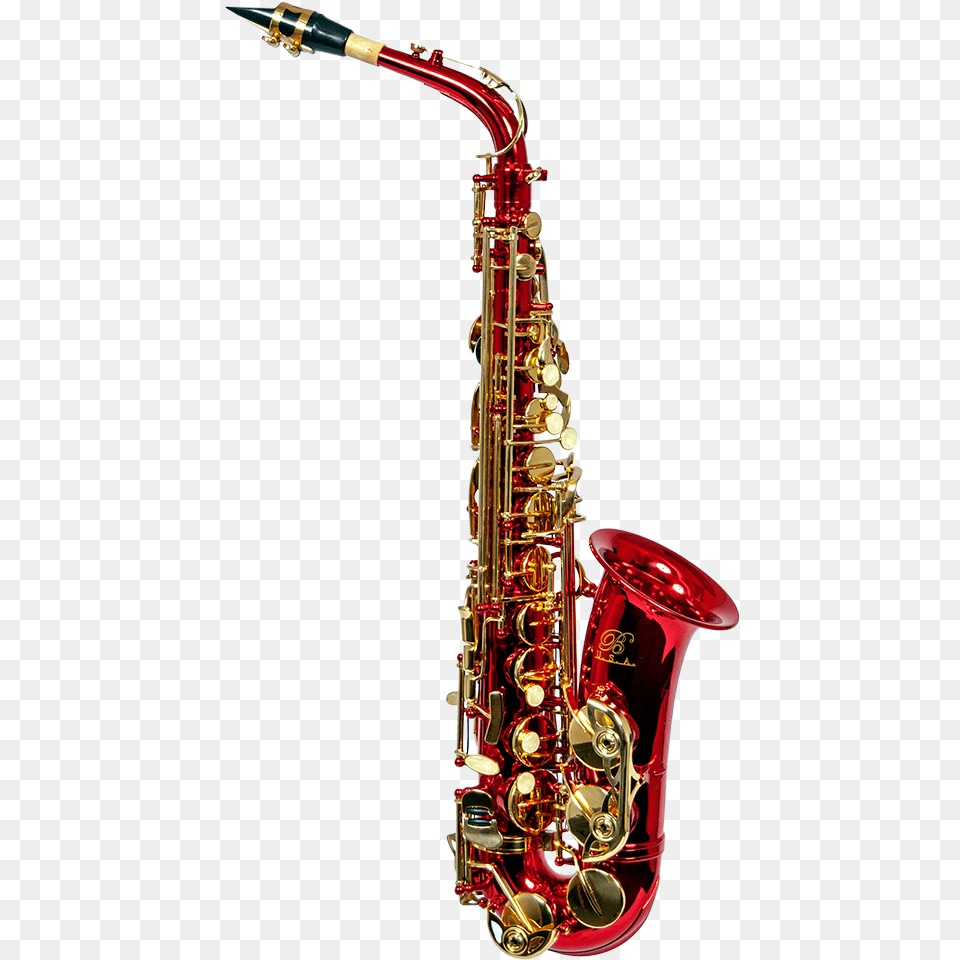 B U S A Was Rd Alto Saxophone Red Saxophone, Musical Instrument Png