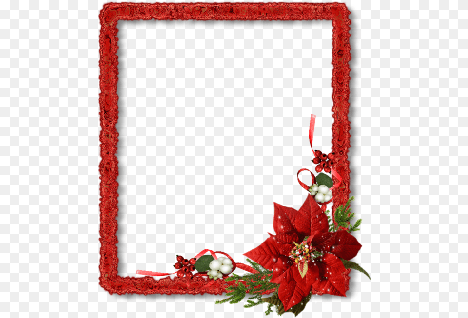 B Xmas Frames Christmas Card Christmas Card Template Transparent, Flower, Flower Arrangement, Plant, Art Png