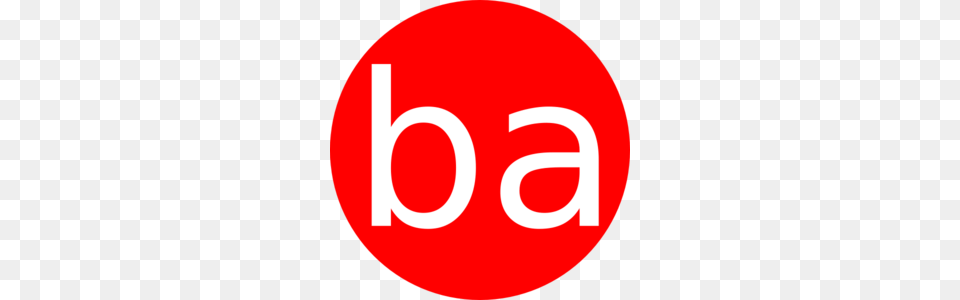Ba Circle Clip Art, Sign, Symbol, Logo, Food Free Transparent Png