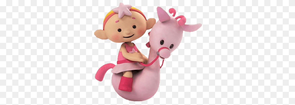 Baba Pink On Skyhorsie, Toy, Doll Free Transparent Png