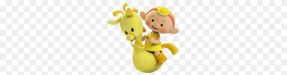 Baba Yellow On Skyhorsie, Plush, Toy, Doll, Nature Free Png Download