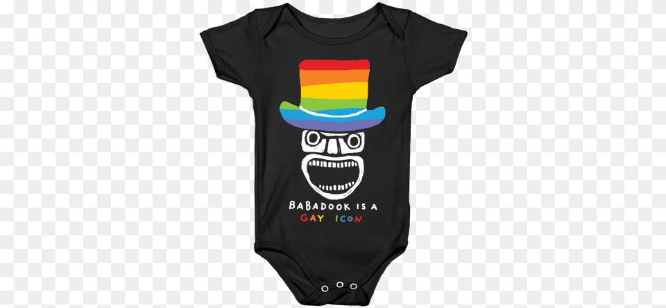 Babadook Is A Gay Icon Baby Onesy Pennywise And The Babadook, Clothing, Shirt, T-shirt Free Png