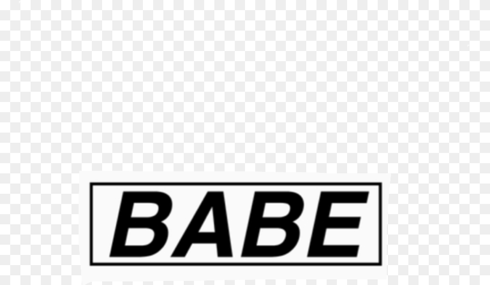 Babae Black And White Aabb, Logo, Sticker Free Transparent Png