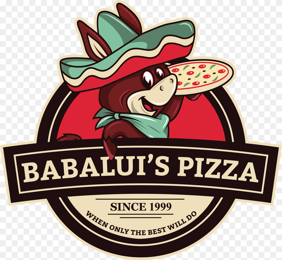 Babaluis Pizza, Logo, Dynamite, Weapon, Cartoon Png Image