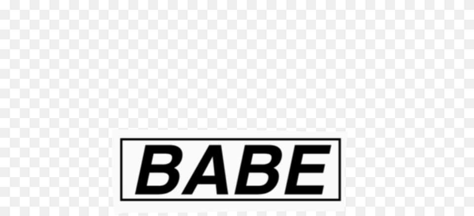 Babe Pngtumblr Stick Stickers, Logo, Text Free Transparent Png