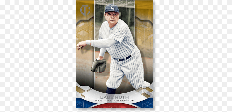 Babe Ruth 2019 Topps Tribute Base Cards Poster Gold College Baseball, Adult, Team, Sport, Person Free Transparent Png