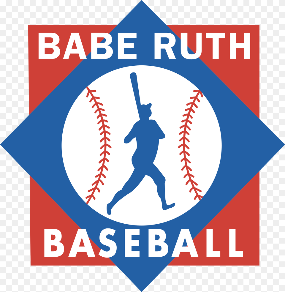 Babe Ruth Baseball Logo Transparent Babe Ruth Baseball Logo, People, Person, Adult, Male Png