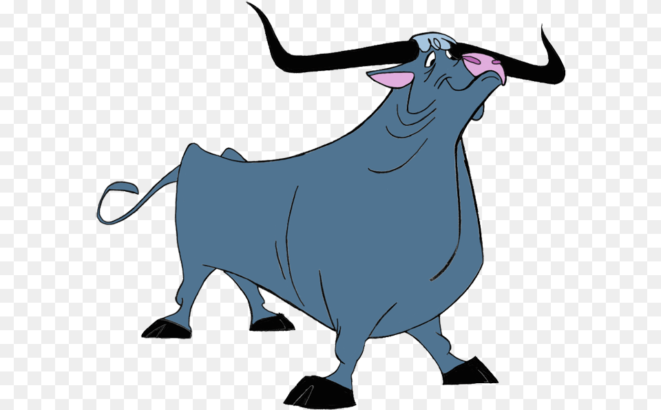 Babe The Blue Ox Disney Paul Bunyan Babe, Animal, Bull, Mammal, Cattle Png