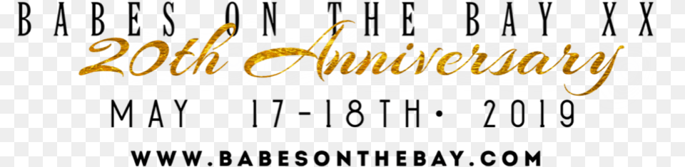 Babes 20th Anniversary Calligraphy, Text Free Transparent Png