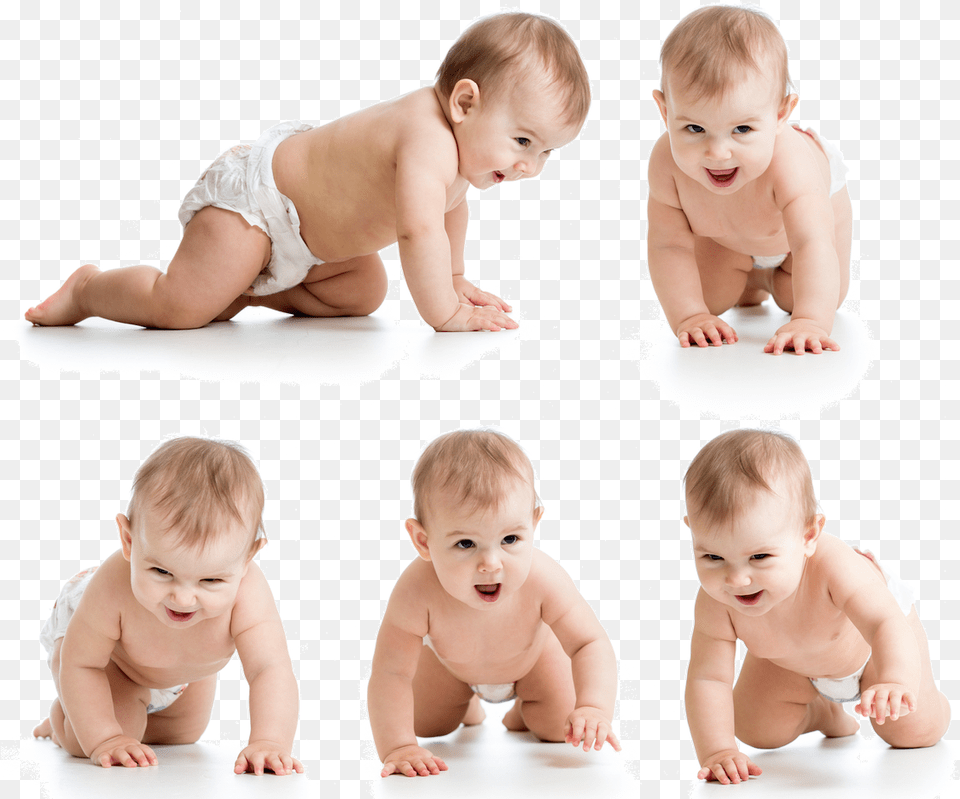 Babies Babies, Baby, Person, Diaper, Crawling Free Png