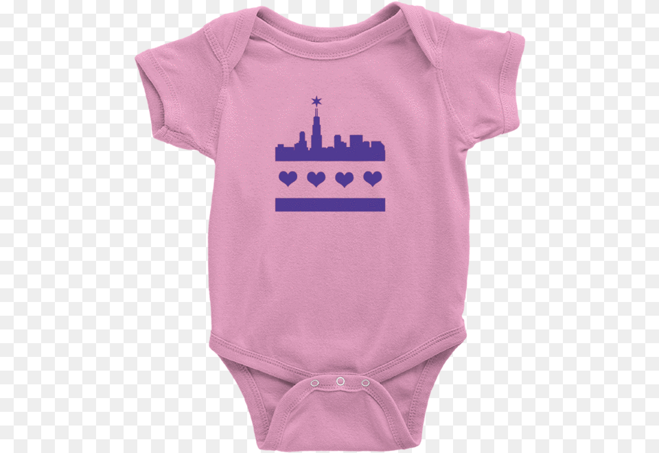 Babies Festive Chicago Skyline Ssst Papa En Ik Kijken Darten, Clothing, T-shirt, Knitwear, Sweater Png