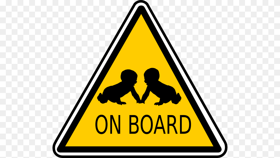 Babies On Board Clip Art, Sign, Symbol, Baby, Person Png