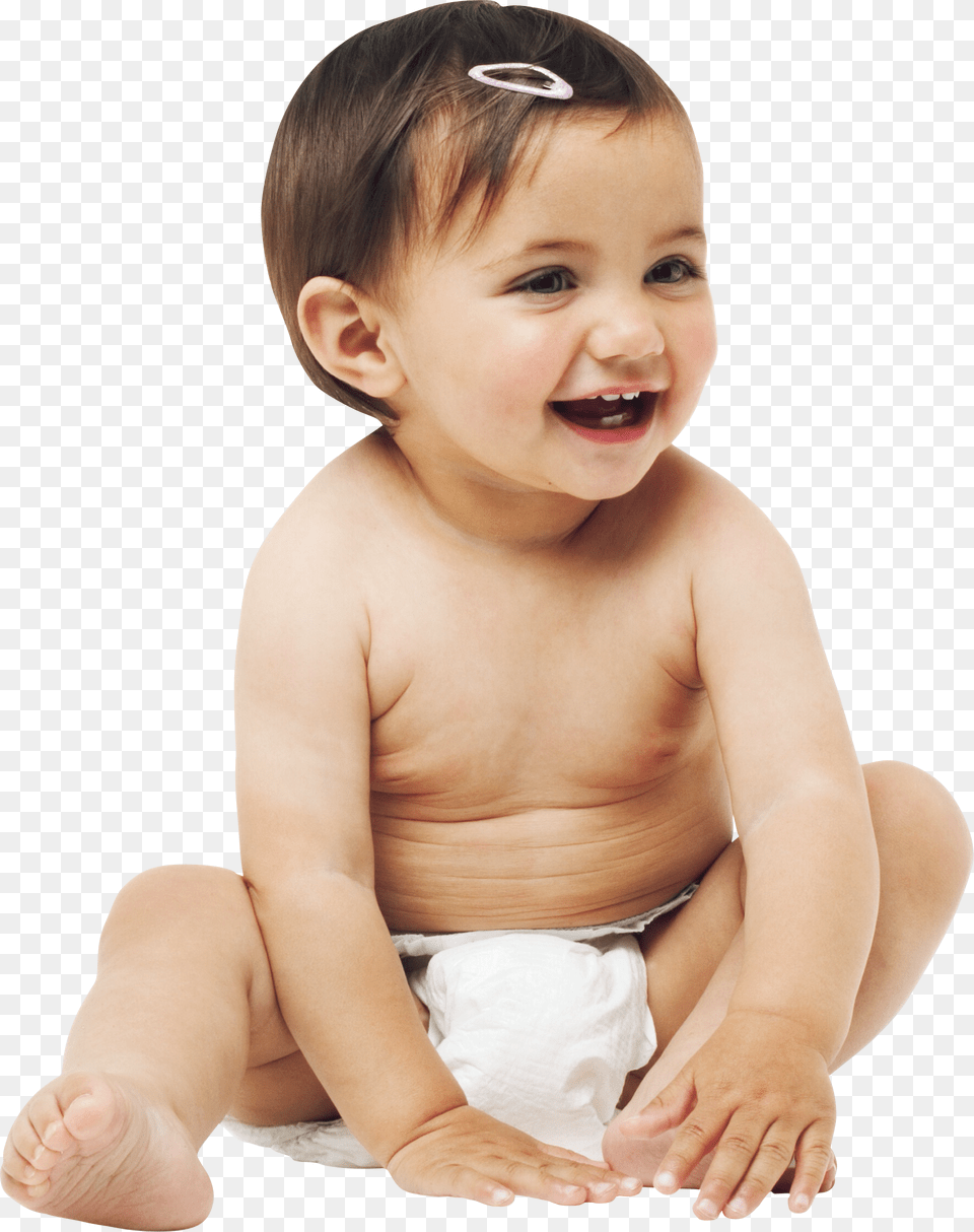 Baby, Person, Diaper, Face, Head Free Png