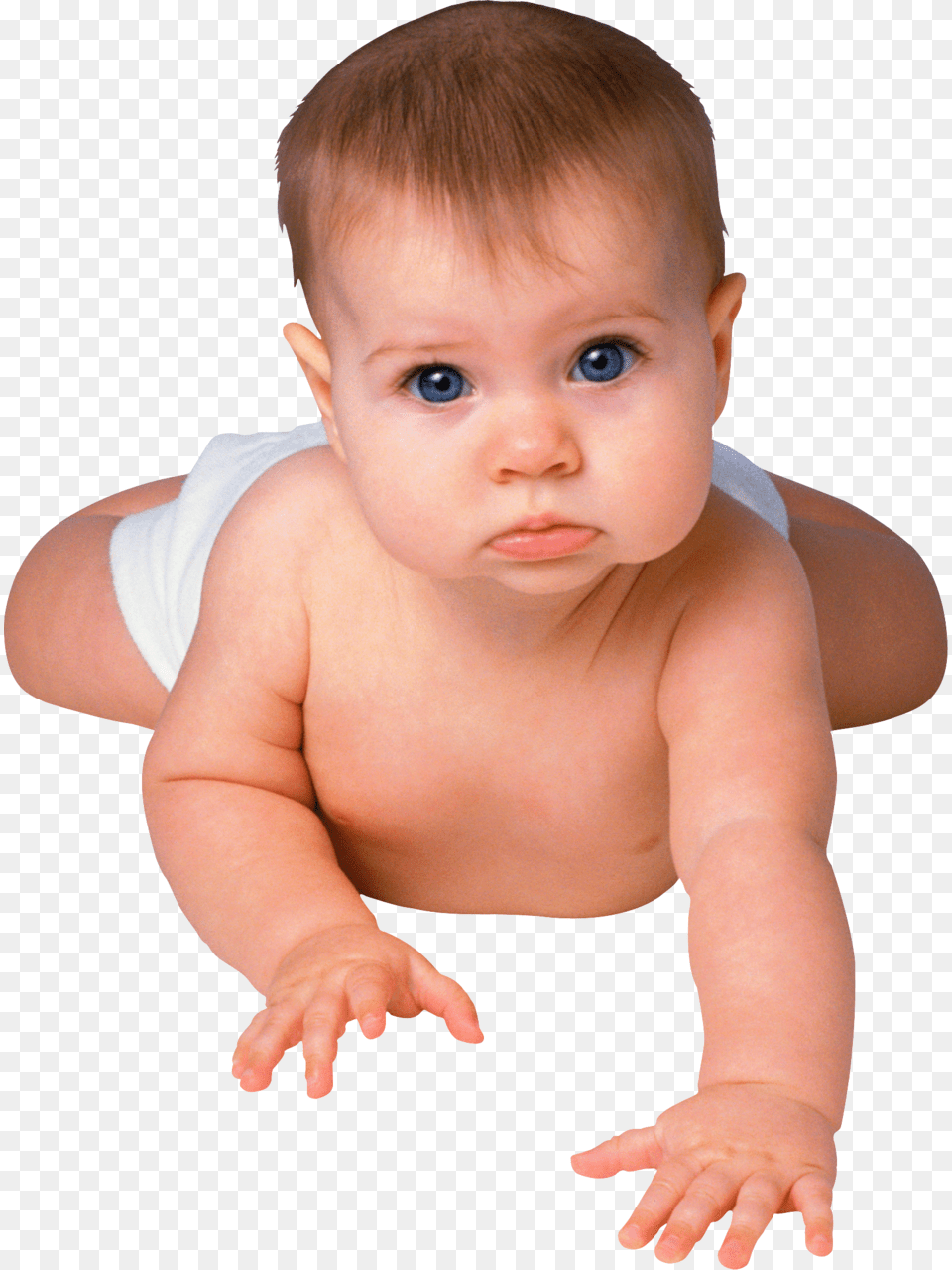 Baby, Person, Face, Head, Crawling Free Png