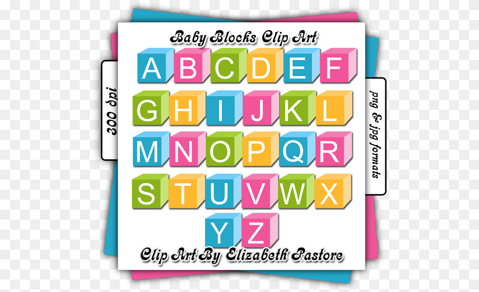 Baby Alphabet Blocks Clipart, Scoreboard, Text Free Png Download