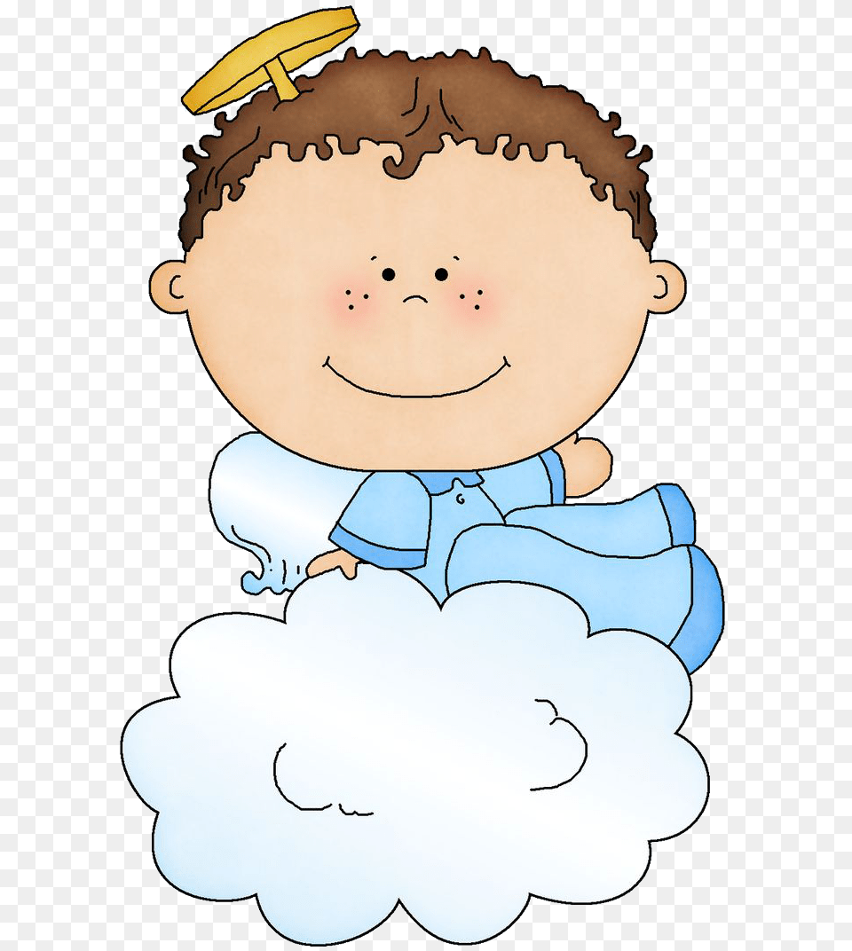Baby Angel Baby Boy Angel, Person, Cartoon, Face, Head Png Image