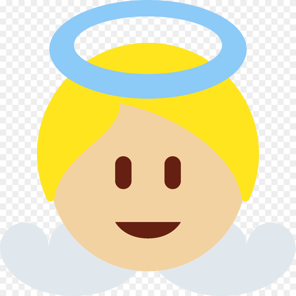 Baby Angel Emoji Clipart, Clothing, Hat, Cap, Ball Png Image