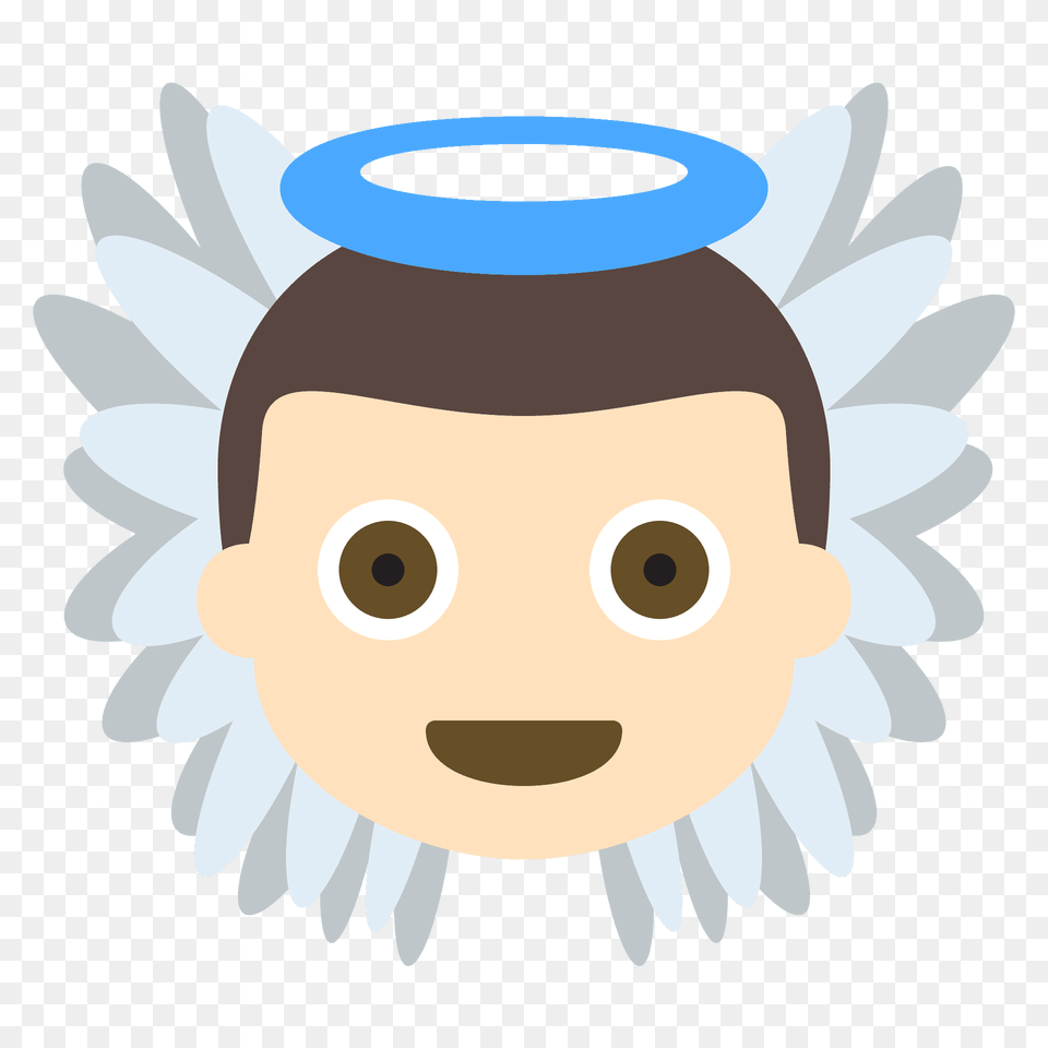 Baby Angel Emoji Clipart, Jar, Face, Head, Person Free Png