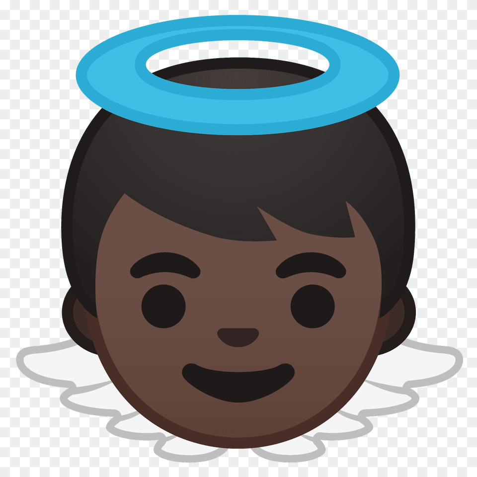 Baby Angel Emoji Clipart, Jar, Pottery, Face, Head Free Png