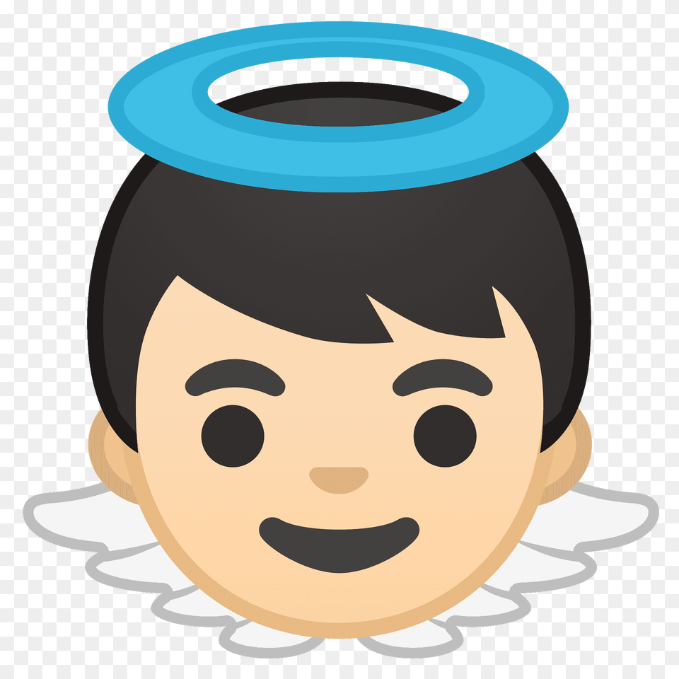 Baby Angel Emoji Clipart, Jar, Pottery, Face, Head Free Png