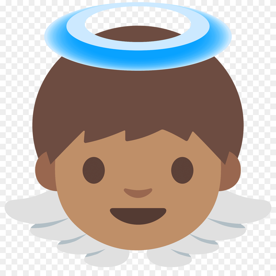 Baby Angel Emoji Clipart, Jar, Pottery, Face, Head Png