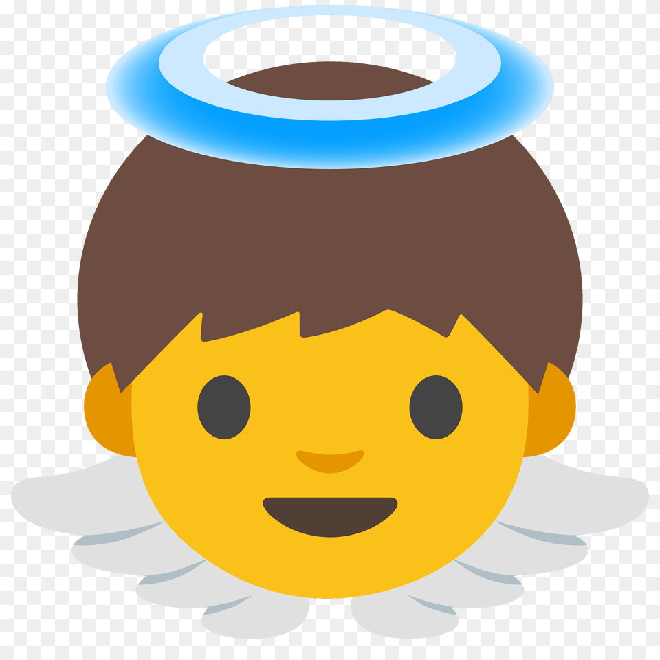 Baby Angel Emoji Clipart, Jar, Nature, Outdoors, Snow Free Transparent Png