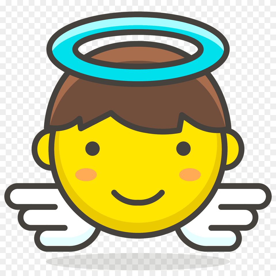 Baby Angel Emoji Clipart, Jar Free Png Download