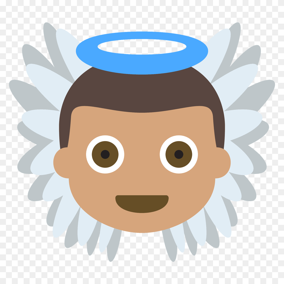 Baby Angel Emoji Clipart, Jar, Face, Head, Person Png