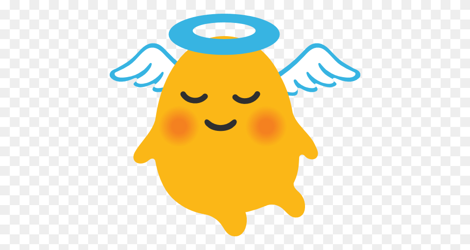 Baby Angel Emoji For Facebook Email Sms Id, Person, Face, Head, Animal Free Transparent Png