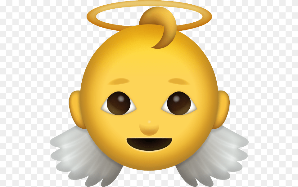 Baby Angel Emoji Download Iphone Emojis Angel Emoji, Clothing, Hardhat, Helmet Free Transparent Png
