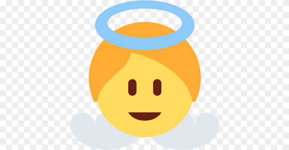 Baby Angel Emoji Meaning With Discord Angel Emoji, Jar, Face, Head, Person Free Png