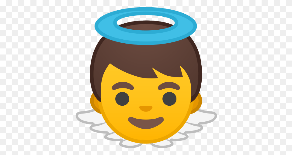 Baby Angel Emoji Meaning With Pictures From A To Z, Jar, Face, Head, Person Free Png