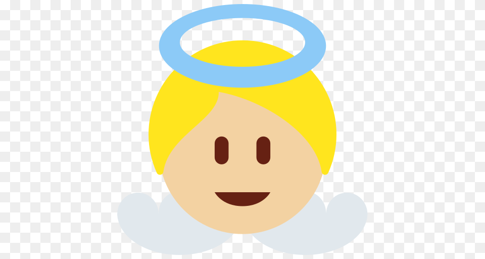 Baby Angel Emoji With Medium Light Skin Tone Meaning And Pictures, Ball, Tennis Ball, Tennis, Sport Free Transparent Png