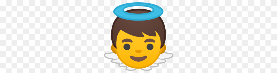 Baby Angel Icon Noto Emoji People Family Love Iconset Google, Jar, Face, Head, Person Free Png Download