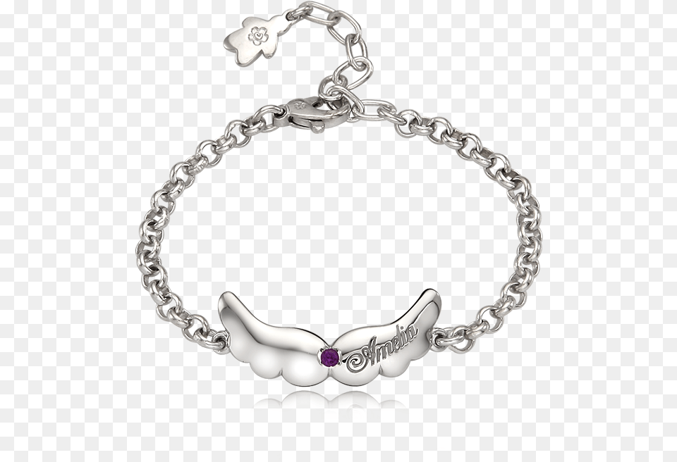 Baby Angel Silver Anti Lost Bracelet Bracelet, Accessories, Jewelry, Necklace Png