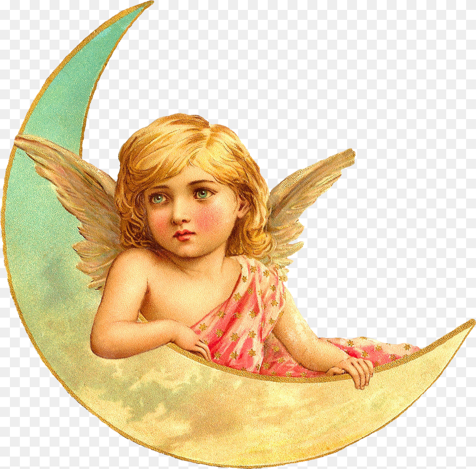 Baby Angel Victorian Cherub, Child, Female, Girl, Person Free Png Download