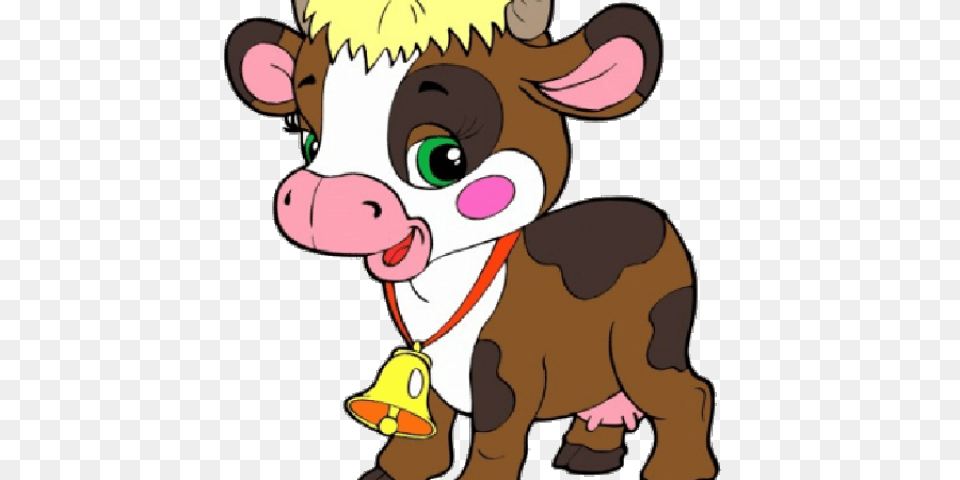 Baby Animal Clipart Barnyard, Cattle, Livestock, Mammal, Person Png Image