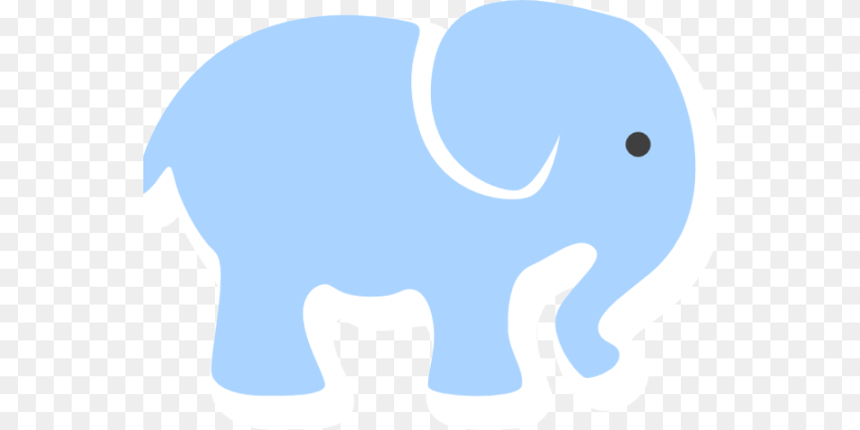 Baby Animal Clipart Blue Elephant Indian Elephant, Mammal, Person, Wildlife Free Png Download