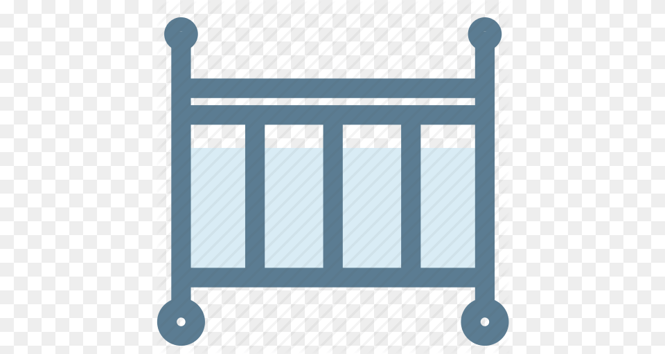 Baby Baby Bed Baby Crib Bed Furniture Household Icon, Gate, Infant Bed, Cradle Free Png