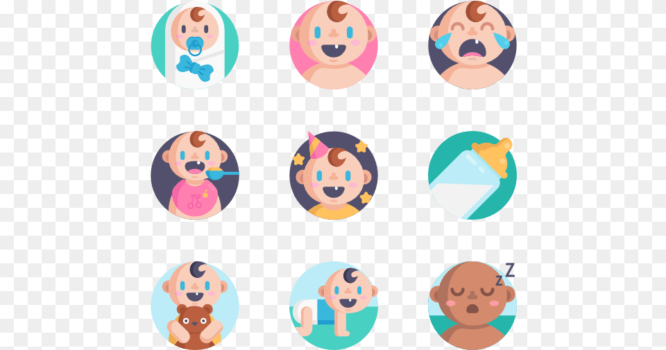Baby Baby Flat Icon, Animal, Bear, Mammal, Wildlife Png