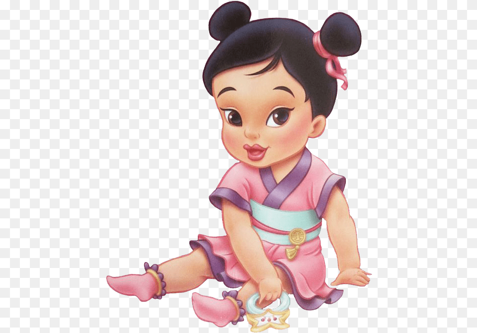 Baby Baby Mulan, Person, Clothing, Dress, Doll Free Png