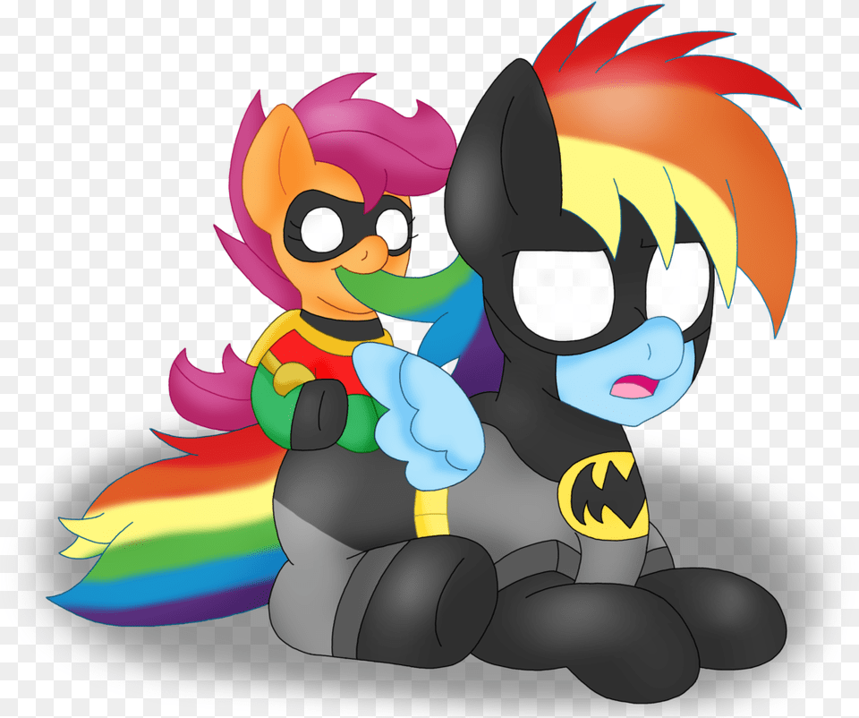 Baby Baby Pony Baby Scootaloo Batman My Little Pony Friendship Is Magic, Art, Graphics, Person, Face Png