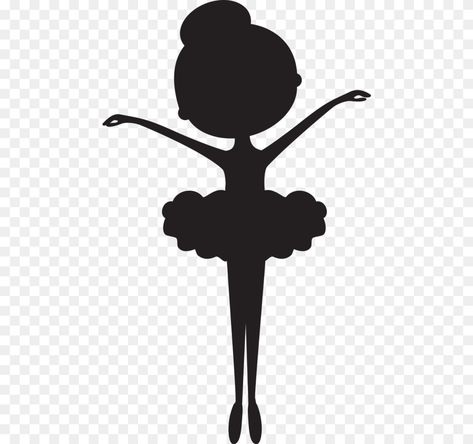 Baby Ballerina Silhouette Clipart Download Ballerina Silhouette Cut Out, Ballet, Dancing, Leisure Activities, Person Png
