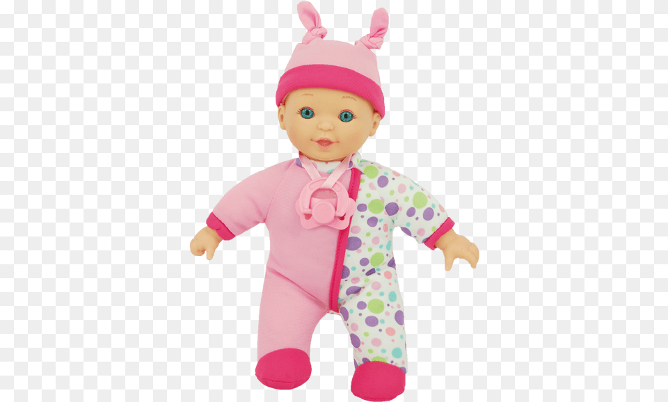 Baby Basics Doll With Pacifier U2013 New Adventures Doll, Toy, Clothing, Hat Free Png