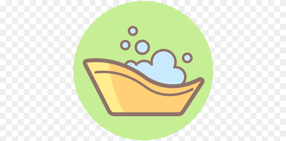 Baby Bath Tub Circle Icon Circle, Disk, Bathing, Furniture Free Transparent Png