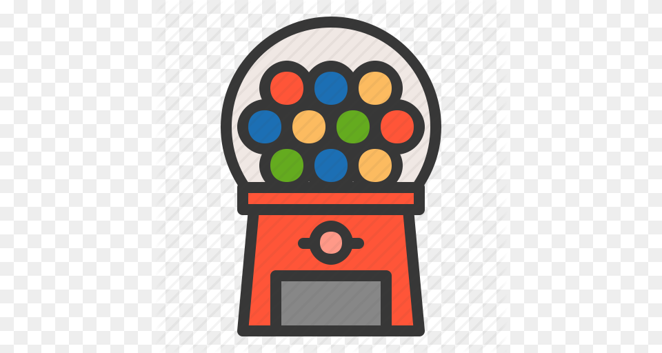 Baby Bauble Game Gumball Machine Plaything Toy Icon, Light Png Image