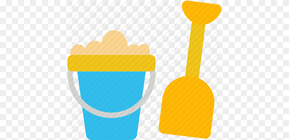 Baby Beach Children Sand Toddler Toys Icon, Cutlery, Spoon, Bucket Png Image